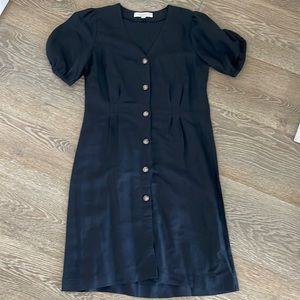 LOFT Linen Blend Dress